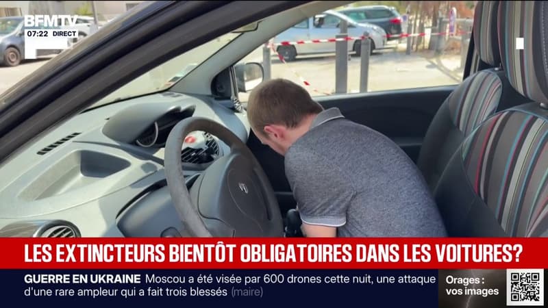Incendies: les extincteurs bientôt obligatoires dans les voitures?