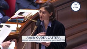 Harcèlement scolaire: Amélie Oudéa-Castéra affirme "qu'aucune situation ne doit rester sans réponse"