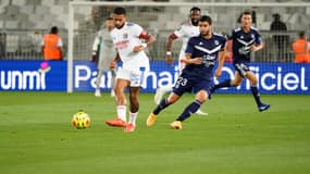 Memphis Depay lors de Bordeaux-OL, le 11 septembre 2020