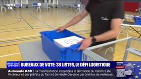 Européennes: avec 38 listes, les bureaux de vote font face à un défi logistique