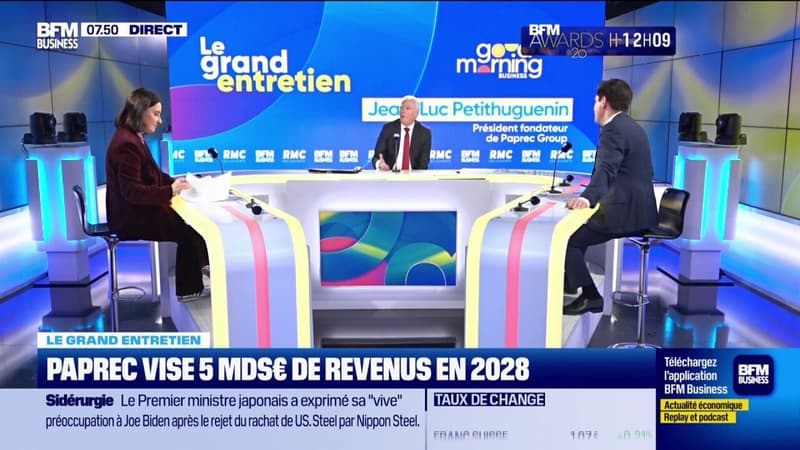 Paprec vise 5 milliards de revenus supplémentaires en 2028