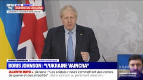 Boris Johnson: "L'Ukraine a prouvé à tous les experts militaires qu'elle était prête à se défendre"