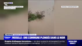 Inondations en Moselle: "J'ai un mètre d'eau dans la maison, tout est détruit" raconte Béatrice, habitante de Hombourg-Haut