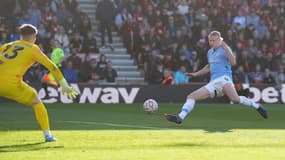 Erling Haaland contre Bournemouth en Premier League, le 30 mars 2025