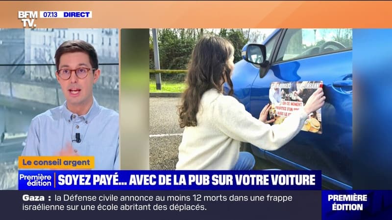 Soyez payé avec de la pub sur votre voiture