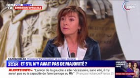 Élections législatives: "On ne peut pas mettre sur le même plan le RN, qui ne fait pas partie de l'arc républicain, et LFI" estime Carole Delga