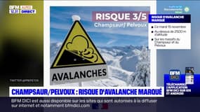 Hautes-Alpes: risque d'avalanche marqué sur les massifs du Champsaur et du Pelvoux