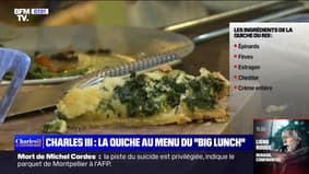 La quiche aux légumes au menu du "big lunch" du roi Charles III