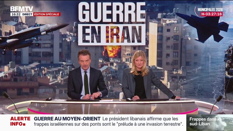 Pont bombardé dans le sud du Liban: le président libanais affirme que ces frappes israéliennes sont le "prélude à une invasion terrestre"