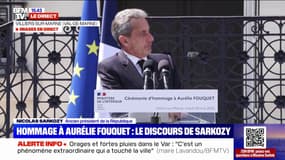 Hommage à Aurélie Fouquet : "Je me suis senti responsable de la mort de votre fille", déclare Nicolas Sarkozy