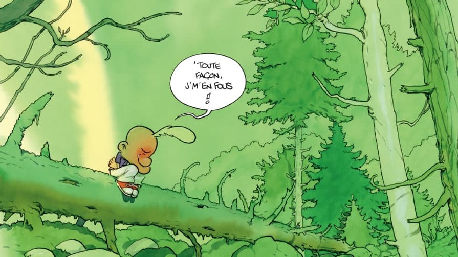 Détail d'une page de "La Grande Aventure", le nouveau "Titeuf"