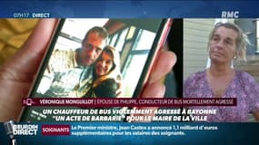 La femme du chauffeur de bus agressé à Bayonne témoigne: "La Justice doit punir ces lâches, en l'honneur de Philippe"