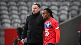Galtier et Renato Sanches en 2021 avec Lille