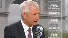 Claude Bartolone sur le plateau de BFMTV-RMC mardi 1er septembre 2015.