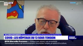 Covid-19: le professeur Stéphane Berdah de l'hôpital Nord de Marseille assure que l'état de saturation du service de réanimation est "inédit"