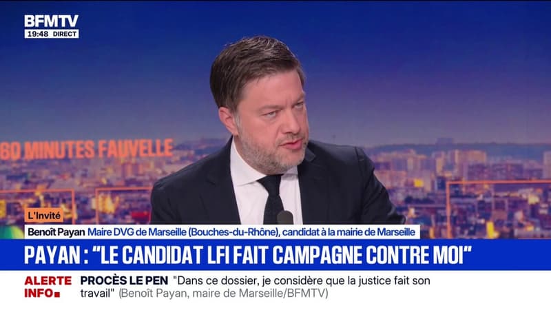 Municipales à Marseille: "On va doubler le nombre de policiers pour les six années qui viennent", annonce Benoît Payan