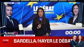 Valérie Hayer et Jordan Bardella s'affronteront pour la première fois dans un débat à 20h50 ce soir sur BFMTV 