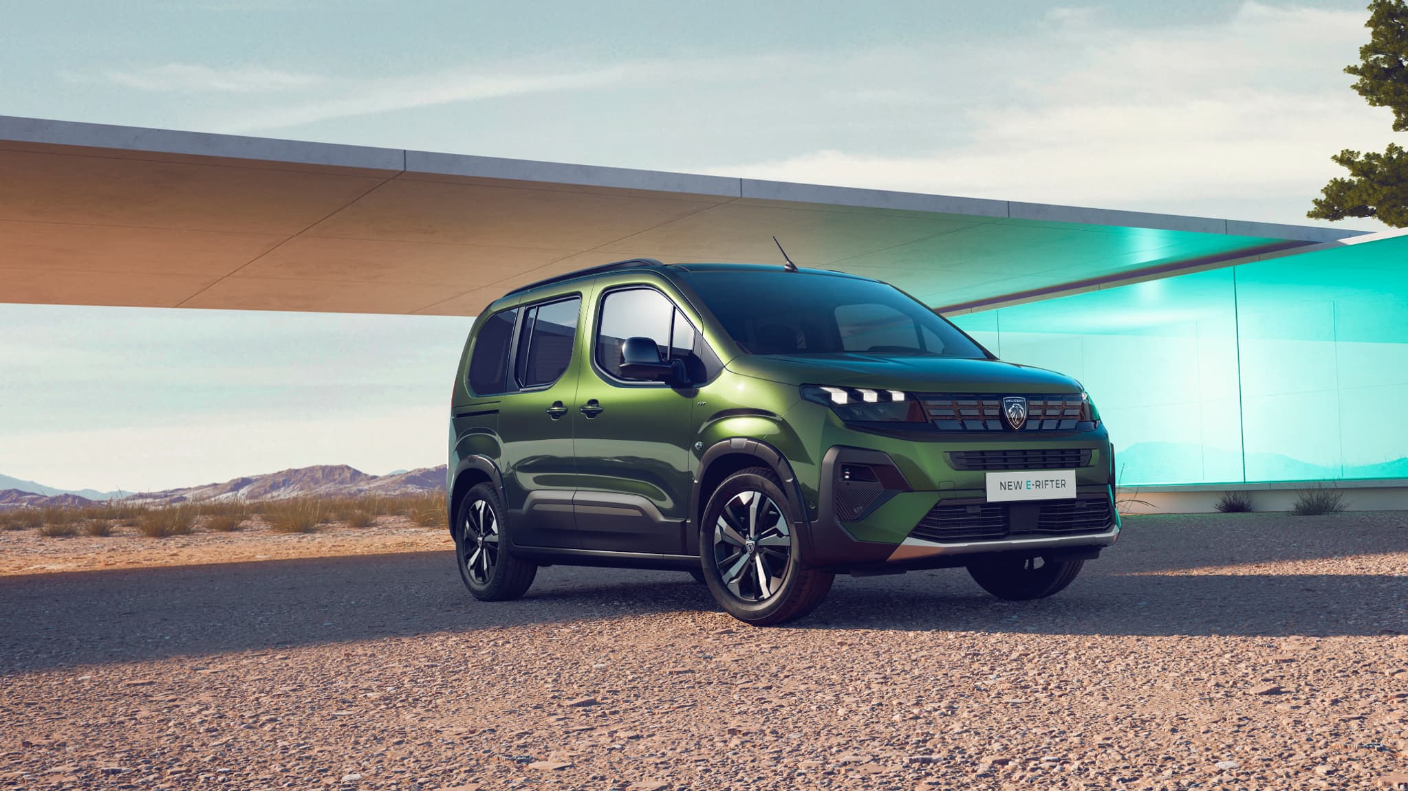The Peugeot e-Rifter.