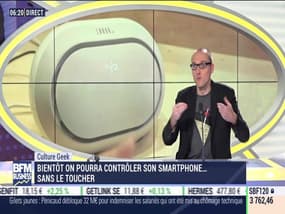 Anthony Morel: Bientôt on pourra contrôler son smartphone... sans le toucher - 07/01