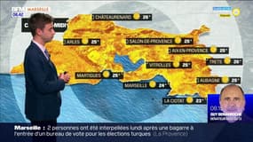 Météo Bouches-du-Rhône: un ciel légèrement voilé le matin mais bien dégagé l'après-midi, jusqu'à 26°C à Trets