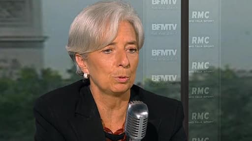 La ministre de l'Economie, Christine Lagarde, sur RMC et BFMTV.