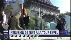 Deux individus tentent de s'introduire à la Tour Eiffel en pleine nuit 