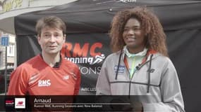 RMC Running Sessions avec New Balance - Interview de Muriel Hurtis et Arnaud