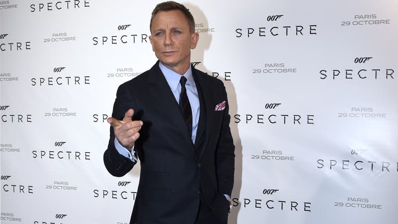 Daniel Craig à la première française de "007 Spectre" à Paris le 29 octobre 2015