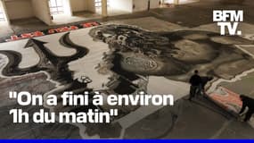 "Quand on le voit sorti pendant le match, c'est un plaisir immense": dans les coulisses de la fabrication d'un tifo de l'OM