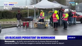Normandie : toujours des blocages au Havre et à Caen depuis trois jours