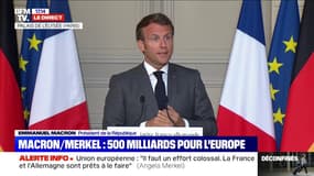 Emmanuel Macron sur le coronavirus: "L'Europe a sans doute été mise en défaut au début de cette crise"