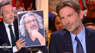 Bradley Cooper sur le plateau de "Quotidien", mardi 2 octobre