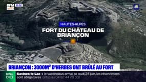 Briançon: incendie au fort du château ce samedi