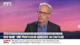 Enseignante poignardée en classe: "Il faudra mettre des moyens dans la santé mentale", estime Iannis Roder, enseignant