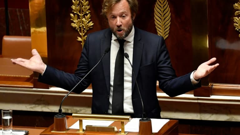 Le président du groupe socialiste à l'Assemblée nationale Boris Vallaud, le 24 octobre 2022