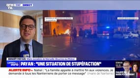 Manifestations et violences après la mort de Nahel: Benoît Payan, maire de Marseille, note "une situation moins difficile" dans la nuit de samedi à dimanche