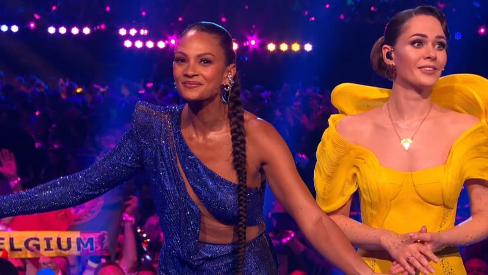 Alisha Dixon et Julia Sanina Alisha Dixon et Julia Sanina