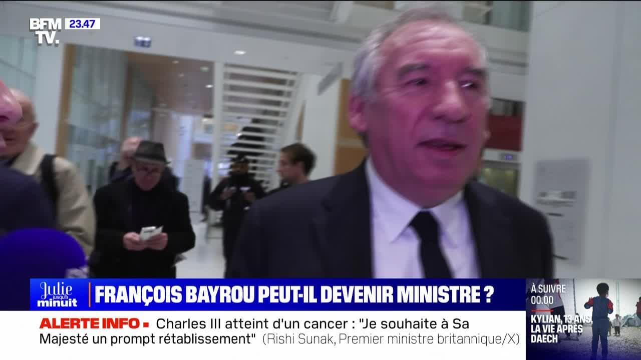 François Bayrou peutil devenir ministre ? 05/02