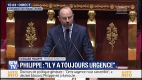 Edouard Philippe à l'Assemblée: "Il y a toujours urgence"