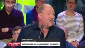 #GiletsJaunes - "La haine que l'on voit dans les manifestations chaque samedi ne peut pas se régler par un acte politique !" Didier Giraud #GGRMC 