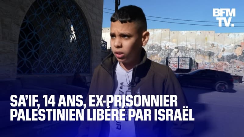 À 14 ans, Sa'if est le plus jeune prisonnier palestinien à avoir été échangé contre des otages du Hamas
