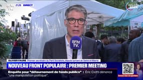Olivier Faure: "Ne laissons pas ce Front populaire se refermer sur les seuls partis"