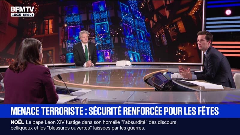 "Une vigilance maximale" est demandé par Laurent Nuñez pour les fêtes de fin d'année