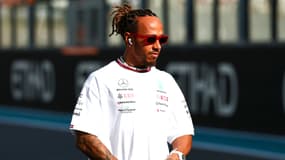 Lewis Hamilton, à Abu Dhabi le 26 novembre 2023