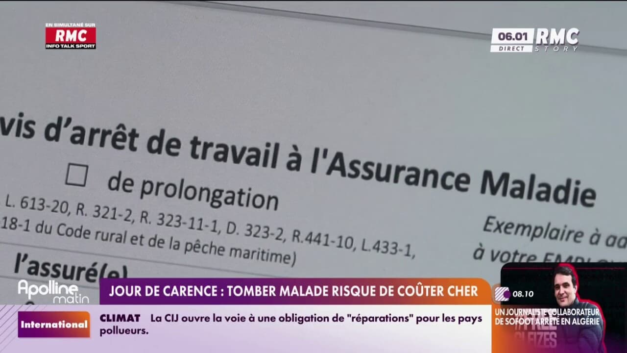 Jour de carence le premier jour d'arrêt de travail pourrait ne plus — free download
