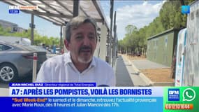 Sur l'autoroute A7, des "bornistes" déployés dans des stations-service