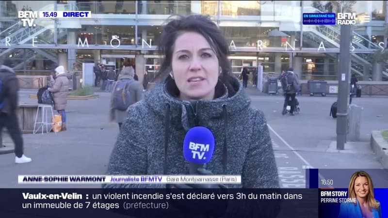À la gare Montparnasse, les grèves ont un faible impact sur les départs en vacances