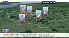 Météo Paris-Ile de France du 18 mars: Vigilance orange neige et verglas