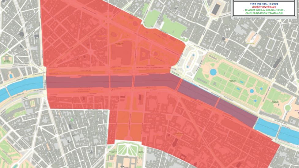 Les restrictions de circulation pour la matinée du 16 août. Les restrictions de circulation pour la matinée du 16 août.