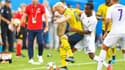 Christian Koffi au duel avec Mesut Özil